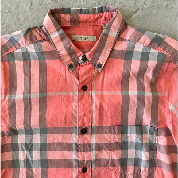 Burberry men’s  casual Long sleeve dress shirt size small - Picture 4 of 7